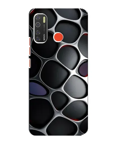 Чехол для TECNO Spark 5 с картинкой «Объемная темная решетка» Чехол для TECNO Spark 5 с картинкой «Объемная темная решетка»