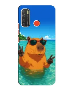 Чохол для TECNO Spark 5 з картинкою «Морська капібара» Чохол для TECNO Spark 5 з картинкою «Морська капібара»
