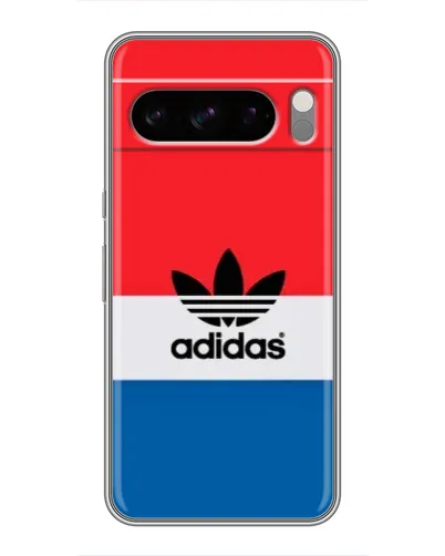 Чехол для TECNO Spark 50 с картинкой «Ретро блоки Adidas»
