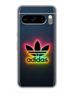 Чехол для TECNO Spark 50 с картинкой «Неоновый Adidas»