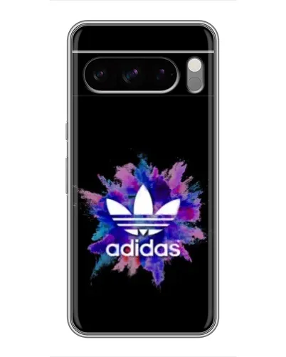 Чехол для TECNO Spark 50 с картинкой «Взрыв красок Adidas»