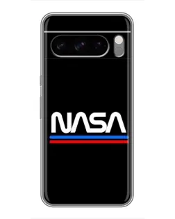 Чохол для TECNO Spark 50 з картинкою «NASA — класика Red Blue»