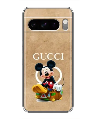 Чехол для TECNO Spark 50 с картинкой «Микки Маус Gucci — крафт» Чехол для TECNO Spark 50 с картинкой «Микки Маус Gucci — крафт»