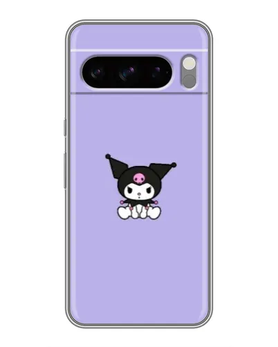 Чехол для TECNO Spark 50 с картинкой «Kuromi — фиолетовый минимализм»