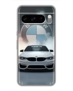 Чохол для TECNO Spark 50 з картинкою «BMW в білому диму» Чохол для TECNO Spark 50 з картинкою «BMW в білому диму»