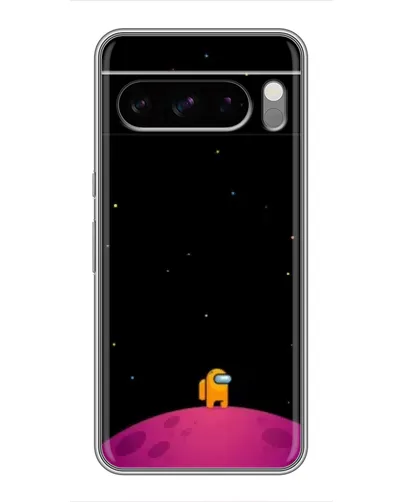 Чехол для TECNO Spark 50 с картинкой «Одинокий герой на планете»