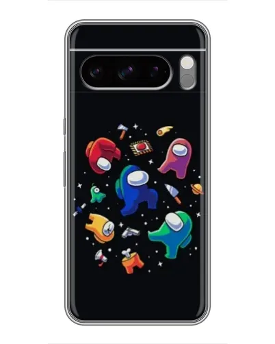 Чехол для TECNO Spark 50 с картинкой «Among Us космос»