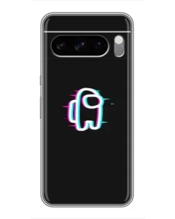 Чехол для TECNO Spark 50 с картинкой «Among Us неон»