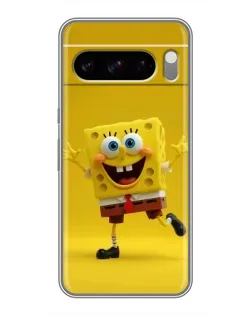 Чехол для TECNO Spark 50 с картинкой «Позитивный Губка Боб»