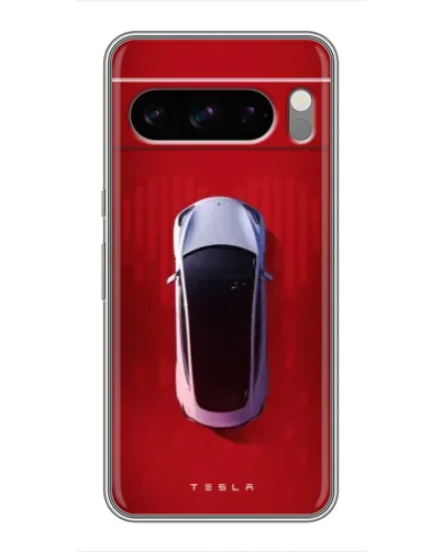 Чехол для TECNO Spark 50 с картинкой «Tesla Top View»
