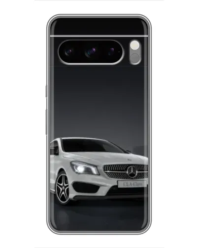 Чехол для TECNO Spark 50 с картинкой «Mercedes AMG GT Silver»