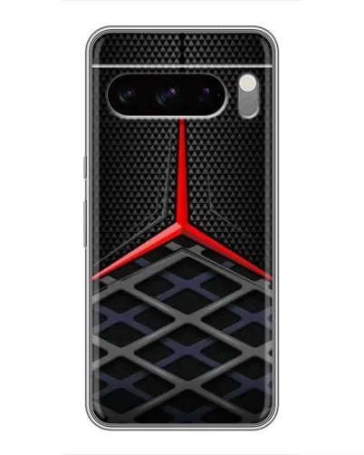 Чехол для TECNO Spark 50 с картинкой «Mercedes Carbon Grid»