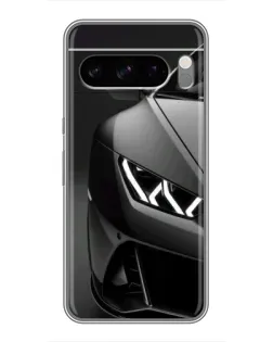 Чехол для TECNO Spark 50 с картинкой «Lamborghini фары детализация»