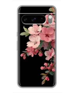 Чехол для TECNO Spark 50 с картинкой «Розовая ветка сакуры»