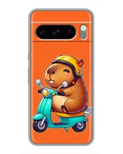 Чехол для TECNO Spark 50 с картинкой «Капибара на скутере» Чехол для TECNO Spark 50 с картинкой «Капибара на скутере»
