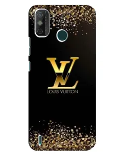 Чехол для TECNO Spark 6 GO (KE5) с картинкой «LV — золотые искры»