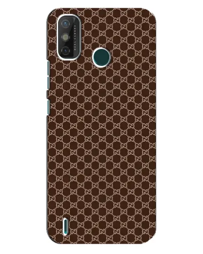 Чохол для TECNO Spark 6 GO (KE5) з картинкою «Gucci — шоколадна сітка» Чохол для TECNO Spark 6 GO (KE5) з картинкою «Gucci — шоколадна сітка»