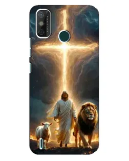 Чехол для TECNO Spark 6 GO (KE5) с картинкой «Лев Иуды и Свет» Чехол для TECNO Spark 6 GO (KE5) с картинкой «Лев Иуды и Свет»