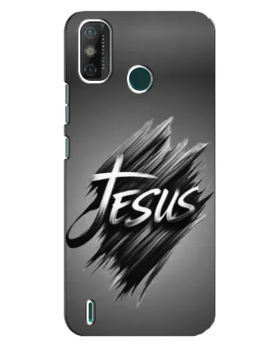 Чехол для TECNO Spark 6 GO (KE5) с картинкой «Надпись Jesus Graffiti»