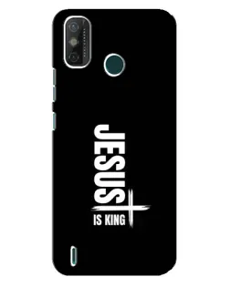 Чехол для TECNO Spark 6 GO (KE5) с картинкой «Вертикаль веры Jesus»