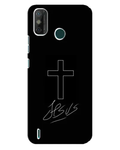 Чохол для TECNO Spark 6 GO (KE5) з картинкою «Графічний хрест Jesus» Чохол для TECNO Spark 6 GO (KE5) з картинкою «Графічний хрест Jesus»