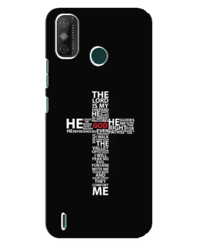 Чохол для TECNO Spark 6 GO (KE5) з картинкою «Текстовий хрест» Чохол для TECNO Spark 6 GO (KE5) з картинкою «Текстовий хрест»