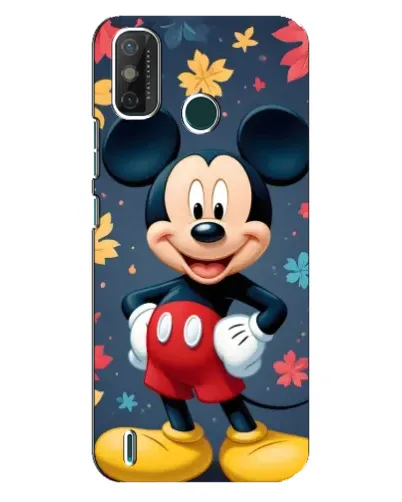 Чехол для TECNO Spark 6 GO (KE5) с картинкой «Осенний Mickey Mouse»
