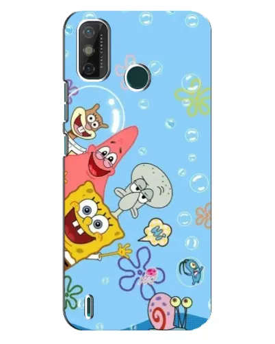 Чехол для TECNO Spark 6 GO (KE5) с картинкой «Веселые пузырьки»
