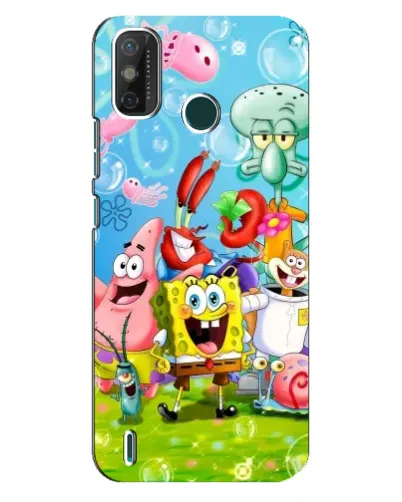 Чохол для TECNO Spark 6 GO (KE5) з картинкою «Губка Боб та друзі» Чохол для TECNO Spark 6 GO (KE5) з картинкою «Губка Боб та друзі»