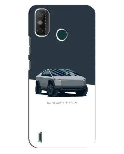 Чехол для TECNO Spark 6 GO (KE5) с картинкой «Серебристый Cybertruck Tesla» Чехол для TECNO Spark 6 GO (KE5) с картинкой «Серебристый Cybertruck Tesla»
