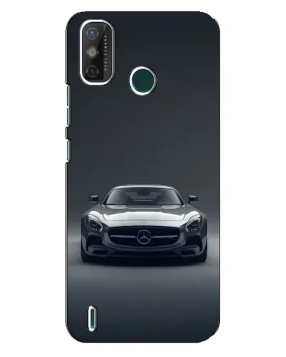 Чехол для TECNO Spark 6 GO (KE5) с картинкой «Mercedes на черном»