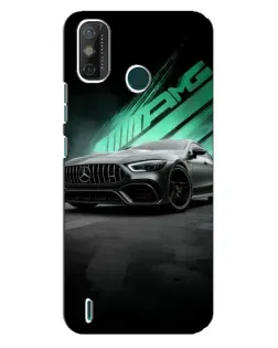 Чехол для TECNO Spark 6 GO (KE5) с картинкой «Темный Mercedes AMG»