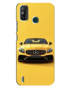 Чехол для TECNO Spark 6 GO (KE5) с картинкой «Желтый Mercedes GT»