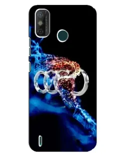 Чехол для TECNO Spark 6 GO (KE5) с картинкой «Энергия лого Audi»