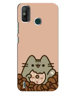 Чехол для TECNO Spark 6 GO (KE5) с картинкой «Кофейный Пушин»