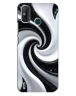Чехол для TECNO Spark 6 GO (KE5) с картинкой «Черно-белая спираль» Чехол для TECNO Spark 6 GO (KE5) с картинкой «Черно-белая спираль»