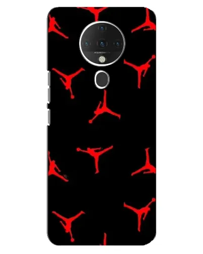Чехол для TECNO Spark 6 с картинкой «Jordan Red Pattern» Чехол для TECNO Spark 6 с картинкой «Jordan Red Pattern»