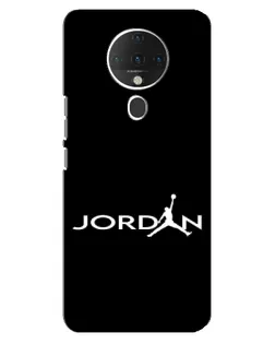 Чехол для TECNO Spark 6 с картинкой «Jordan White Logo»