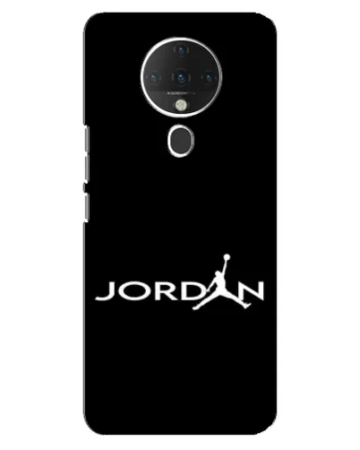 Чехол для TECNO Spark 6 с картинкой «Jordan White Logo» Чехол для TECNO Spark 6 с картинкой «Jordan White Logo»