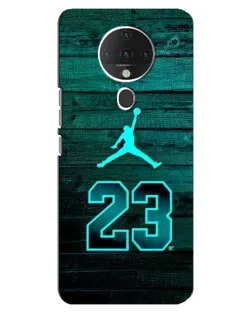 Чехол для TECNO Spark 6 с картинкой «Jordan Cyan 23»