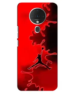 Чехол для TECNO Spark 6 с картинкой «Jordan Red Smoke»