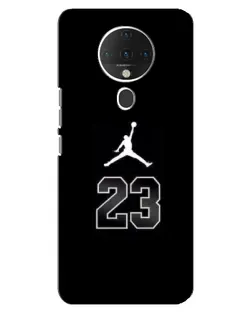 Чехол для TECNO Spark 6 с картинкой «Jordan Flight 23»