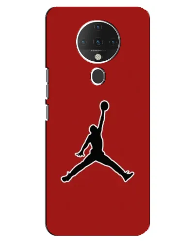 Чехол для TECNO Spark 6 с картинкой «Jordan Red Back» Чехол для TECNO Spark 6 с картинкой «Jordan Red Back»