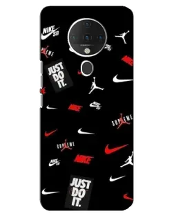 Чехол для TECNO Spark 6 с картинкой «Nike Mix Pattern»