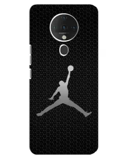 Чехол для TECNO Spark 6 с картинкой «Jordan Dark Carbon»