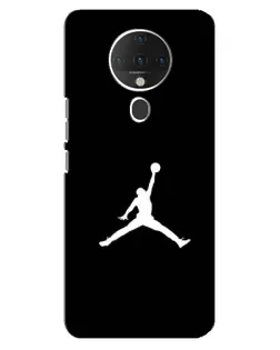 Чехол для TECNO Spark 6 с картинкой «Jordan Silhouette»