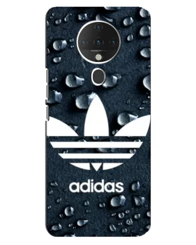 Чехол для TECNO Spark 6 с картинкой «Adidas Trefoil Blue»