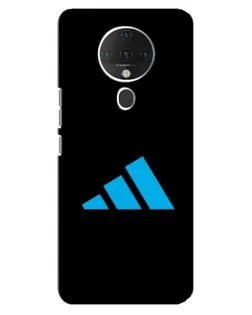 Чехол для TECNO Spark 6 с картинкой «Adidas Cyan Logo»