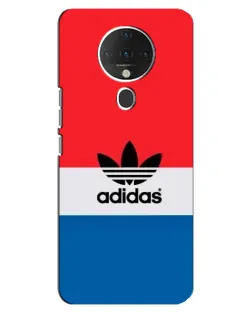 Чехол для TECNO Spark 6 с картинкой «Ретро блоки Adidas»
