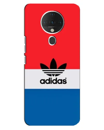 Чехол для TECNO Spark 6 с картинкой «Ретро блоки Adidas»